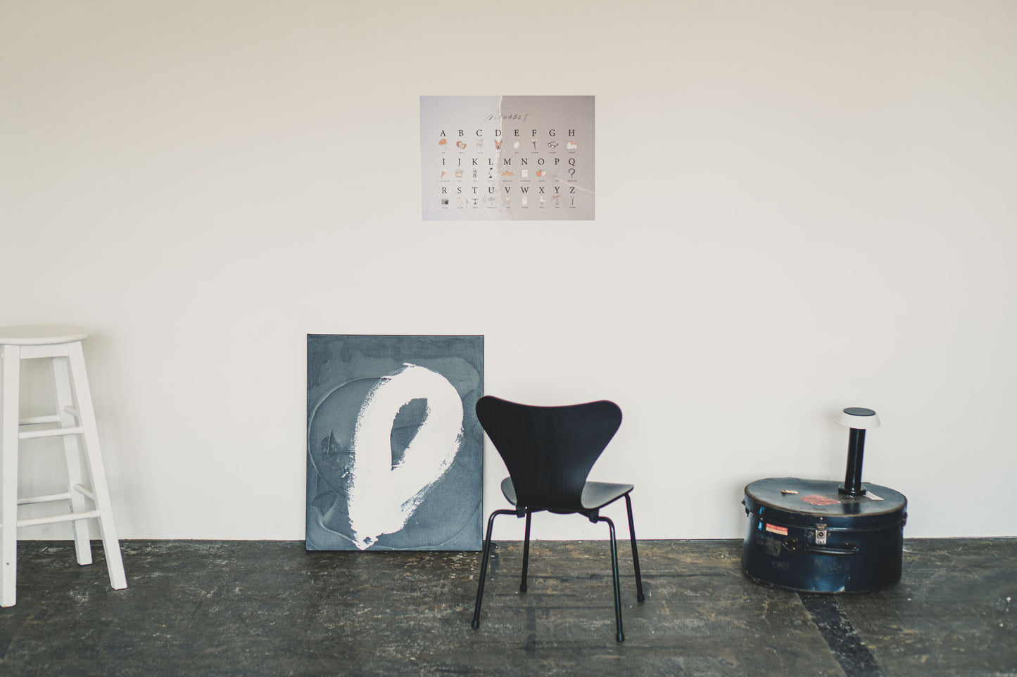 【受注生産】【ALPHABET -Simple Joy- 】貼ってはがせるシールポスター NATSUKO × KAZUKI