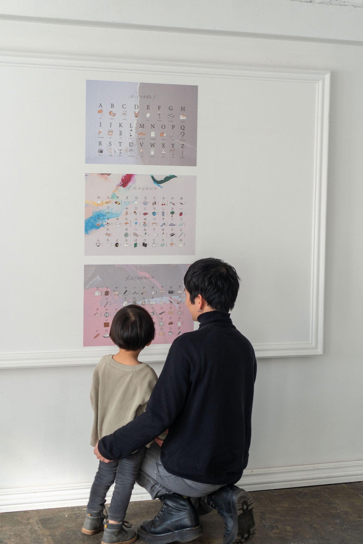 【500円OFF】【3種セット】貼ってはがせるシールポスター NATSUKO × KAZUKI