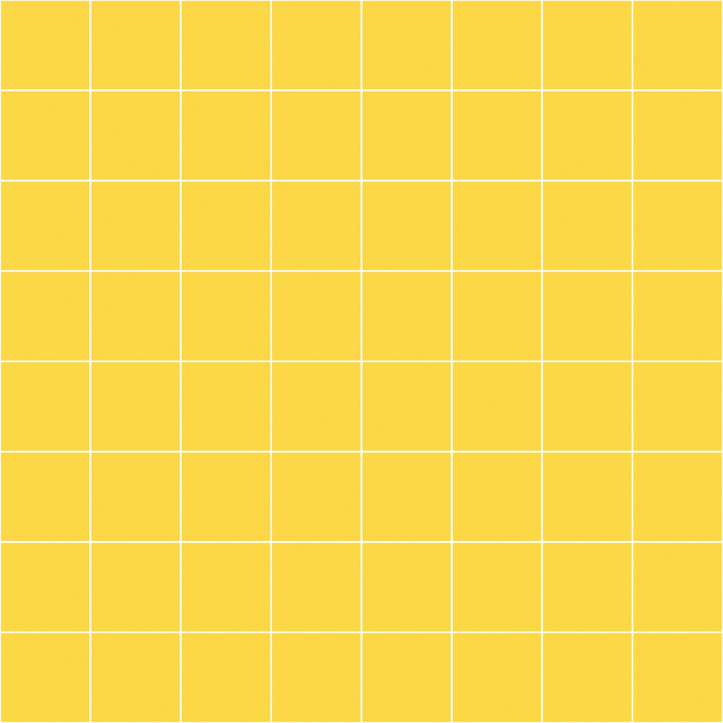 【Check-1006 / Yellow&White】 貼ってはがせるシール壁紙 チェック 格子 黄色 イエロー