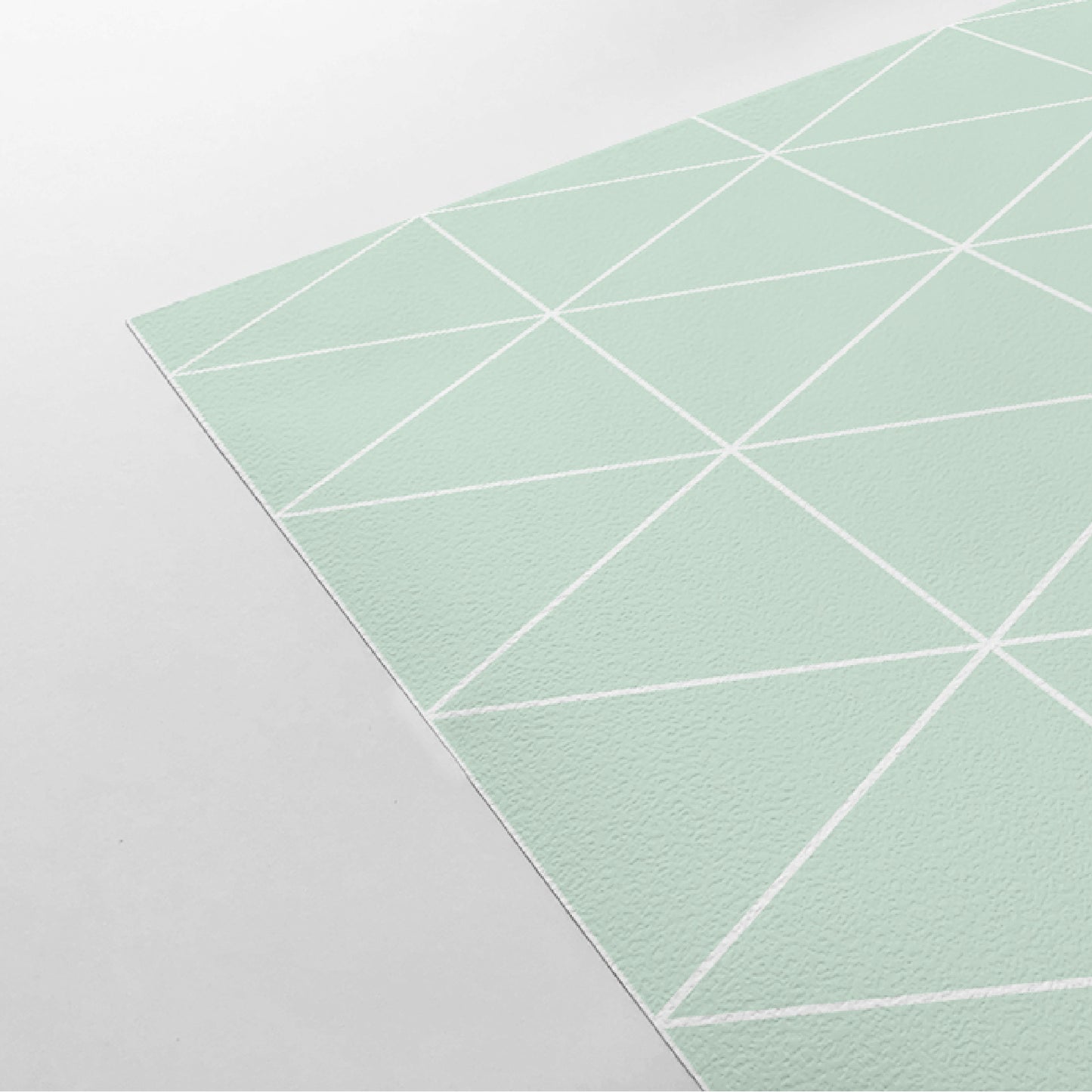 【Check-1016 / Mint&White】 貼ってはがせるシール壁紙 チェック 格子 ミント