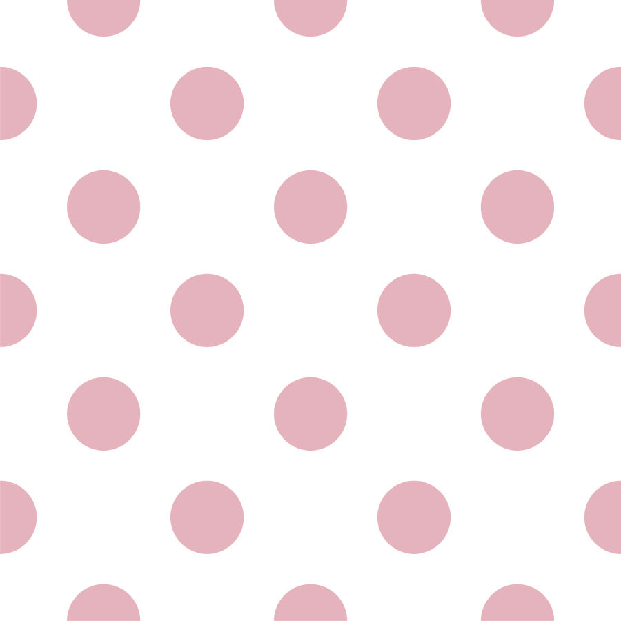 【DOT-L-02 / ドット柄ピンク】 貼ってはがせるシール壁紙