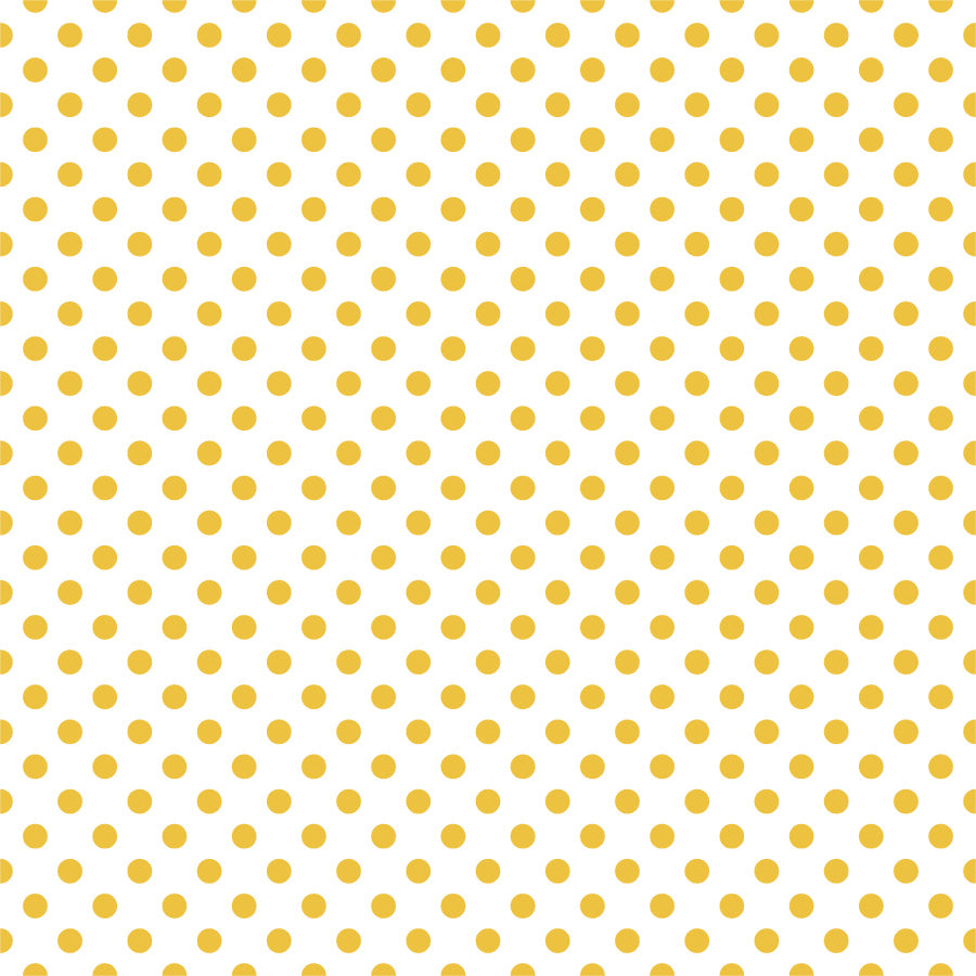 【DOT-S-05 / ドット柄イエロー】 貼ってはがせるシール壁紙