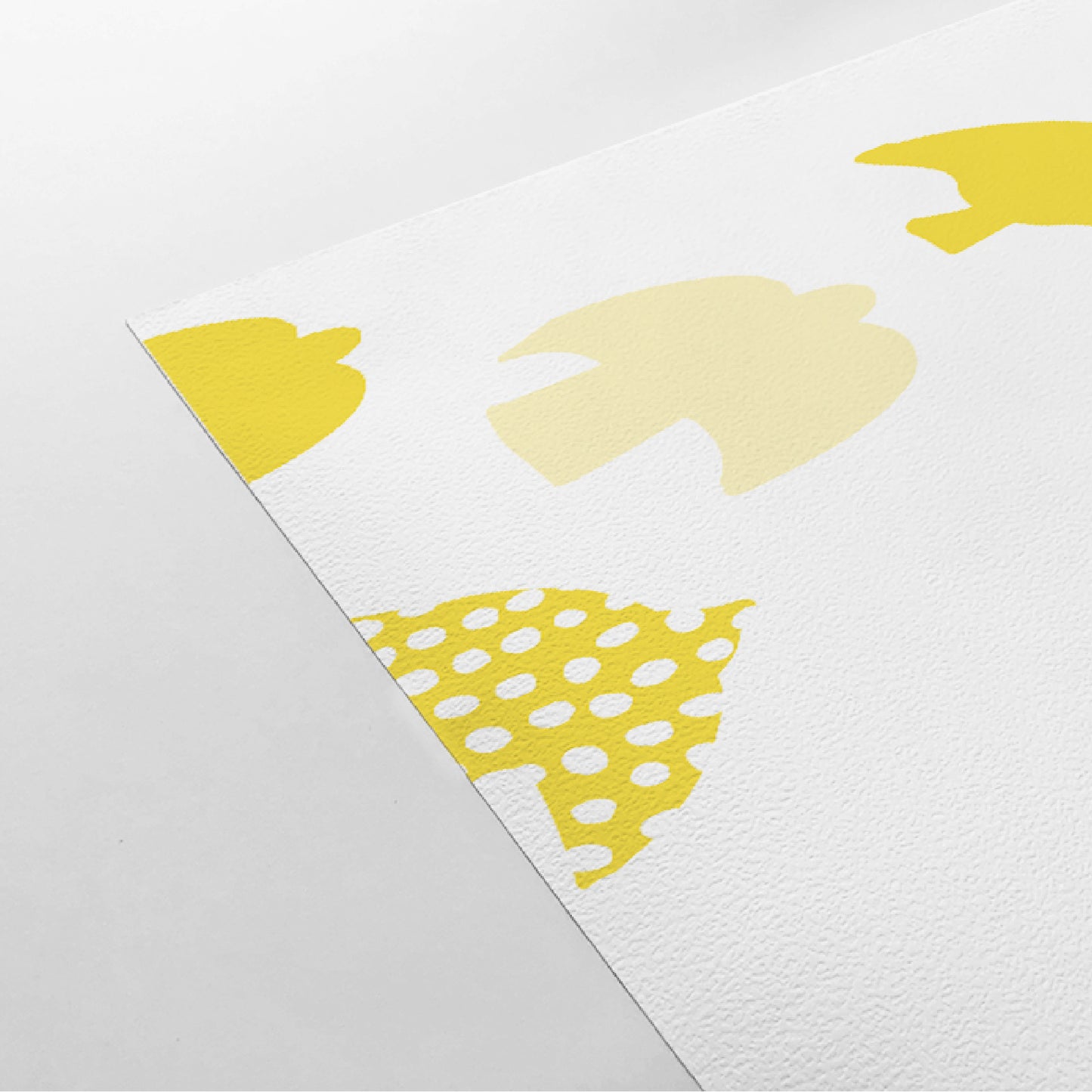 【Nordic-1001 / Bird-White】 貼ってはがせるシール壁紙 北欧