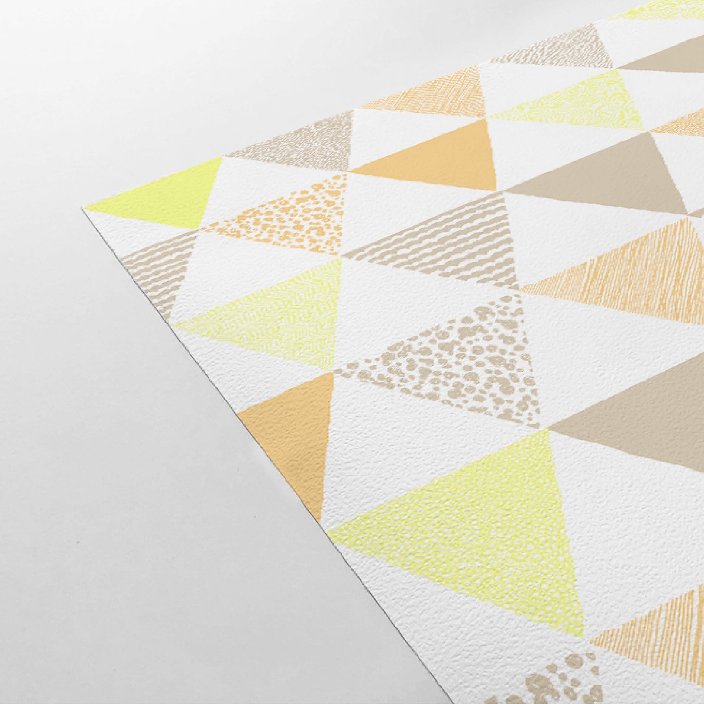 【Nordic-1004 / Yellow】 貼ってはがせるシール壁紙 北欧 イエロー