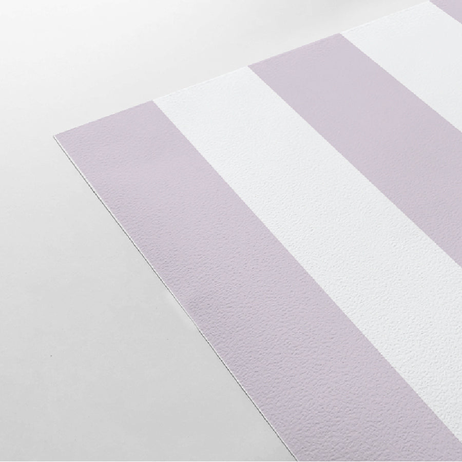 【Stripe-L-03 / ストライプ柄パープル】 貼ってはがせるシール壁紙