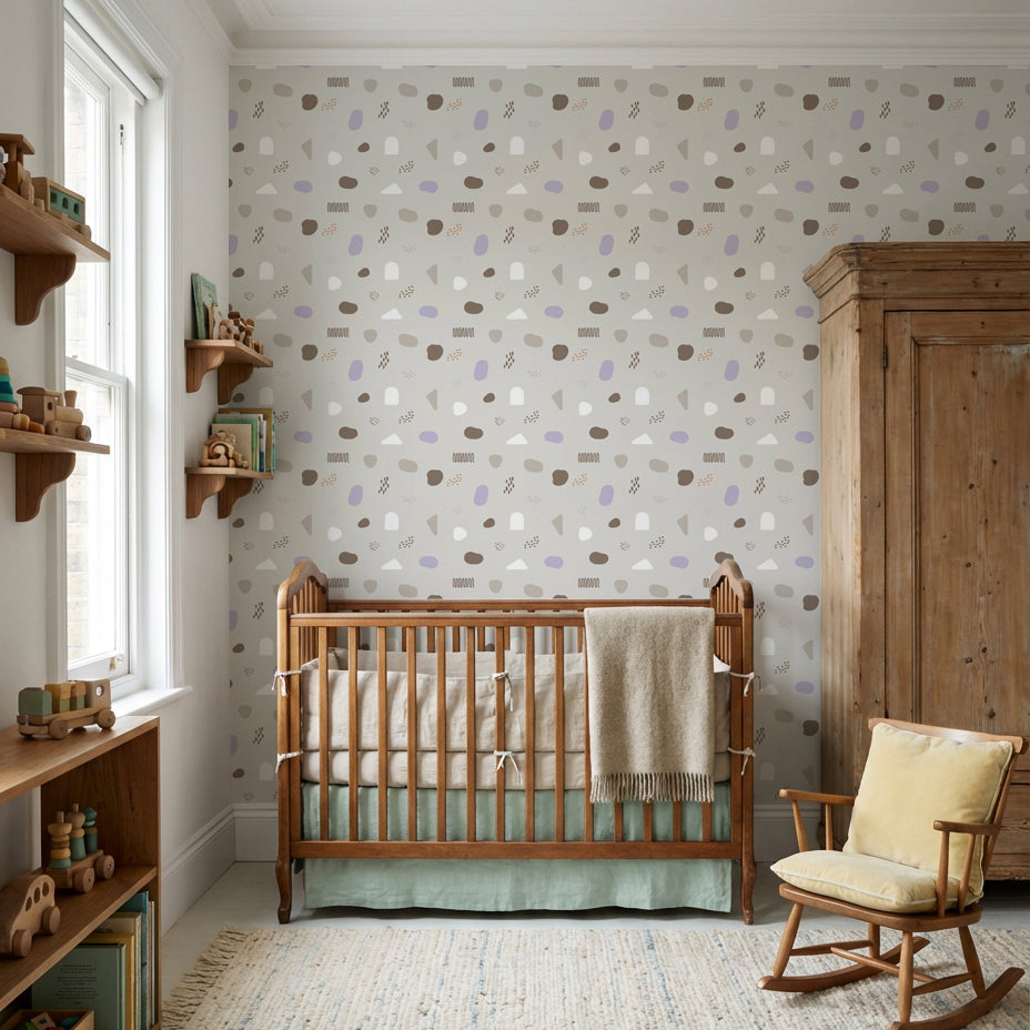 【Norna-010/もぶぐれ】 貼ってはがせるシール壁紙 北欧柄 puu.tuuliコラボ