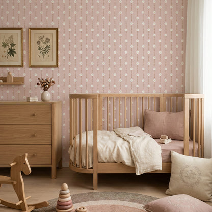 【Norna-013/さくら】 貼ってはがせるシール壁紙 花柄 puu.tuuliコラボ