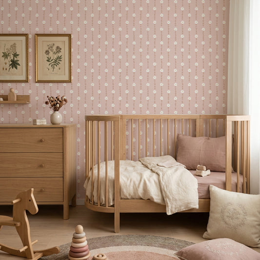 【Norna-013/さくら】 貼ってはがせるシール壁紙 花柄 puu.tuuliコラボ