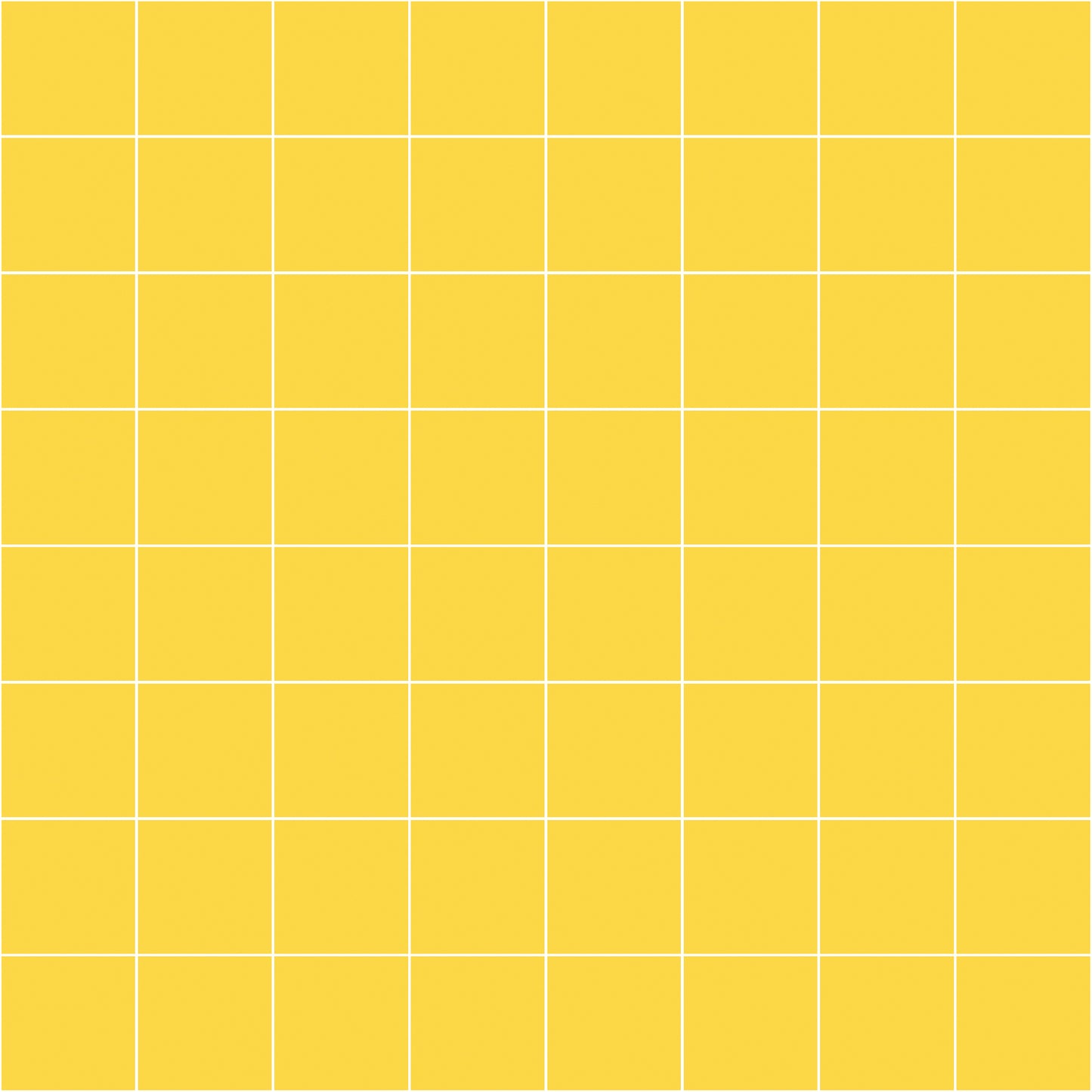 【Check-1006 / Yellow&White】 貼ってはがせるシール壁紙 チェック 格子 黄色 イエロー