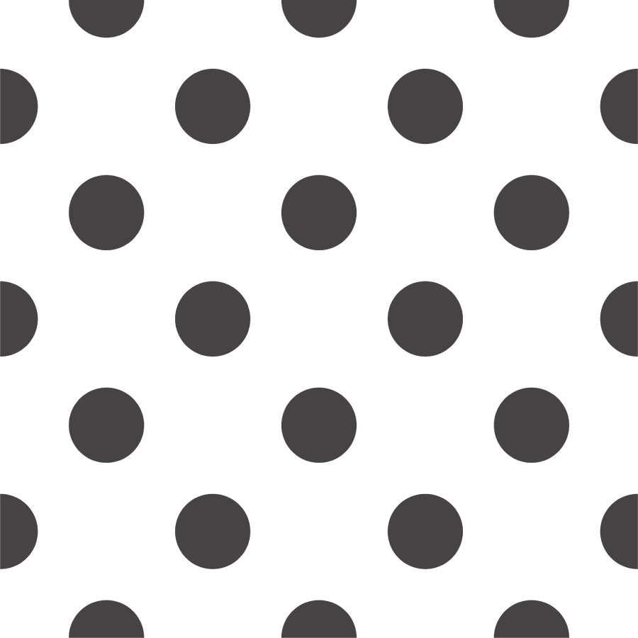 【DOT-L-11 / ドット柄ブラック】 貼ってはがせるシール壁紙