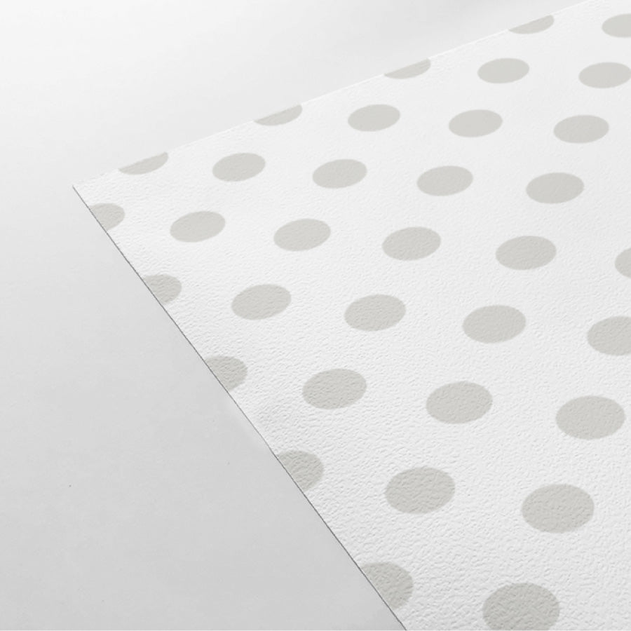 【DOT-M-10 / ドット柄グレー】 貼ってはがせるシール壁紙