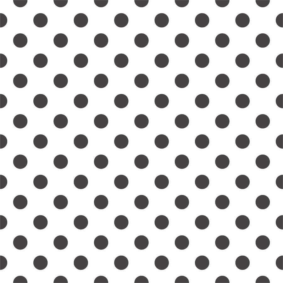 【DOT-M-11 / ドット柄ブラック】 貼ってはがせるシール壁紙