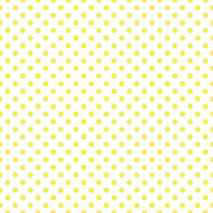 【DOT-S-04 / ドット柄ライトイエロー】 貼ってはがせるシール壁紙