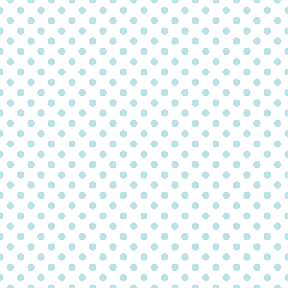 【DOT-S-08 / ドット柄ライトブルー】 貼ってはがせるシール壁紙