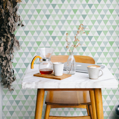 【Nordic-1006 / Pale Green】 貼ってはがせるシール壁紙 北欧 ペールグリーン