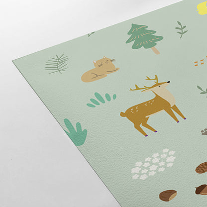 【Norna-004/ やすらぎ】 貼ってはがせるシール壁紙 動物柄 puu.tuuliコラボ