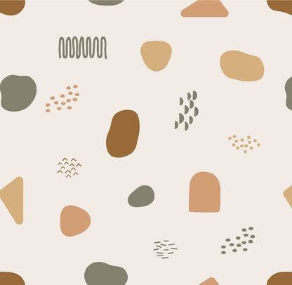 【Norna-006/ ちゃめる】 貼ってはがせるシール壁紙 北欧柄 puu.tuuliコラボ