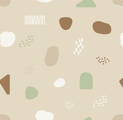 【Norna-007/ みどちゃ】 貼ってはがせるシール壁紙 北欧柄 puu.tuuliコラボ