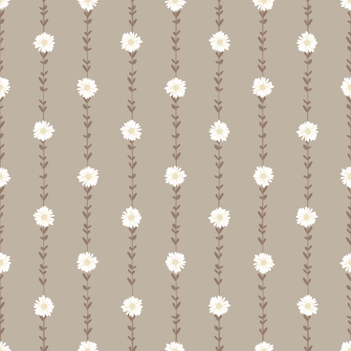 【Norna-014/くるみ】 貼ってはがせるシール壁紙 花柄 puu.tuuliコラボ