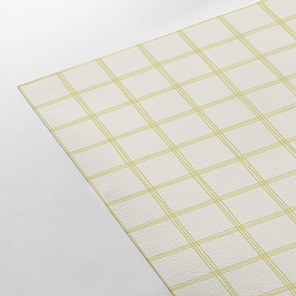 【Norna-017/ばなな】 貼ってはがせるシール壁紙 チェック柄 puu.tuuliコラボ