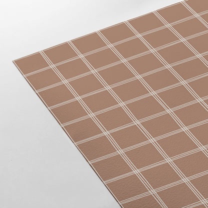 【Norna-020/ここあ】 貼ってはがせるシール壁紙 チェック柄 puu.tuuliコラボ