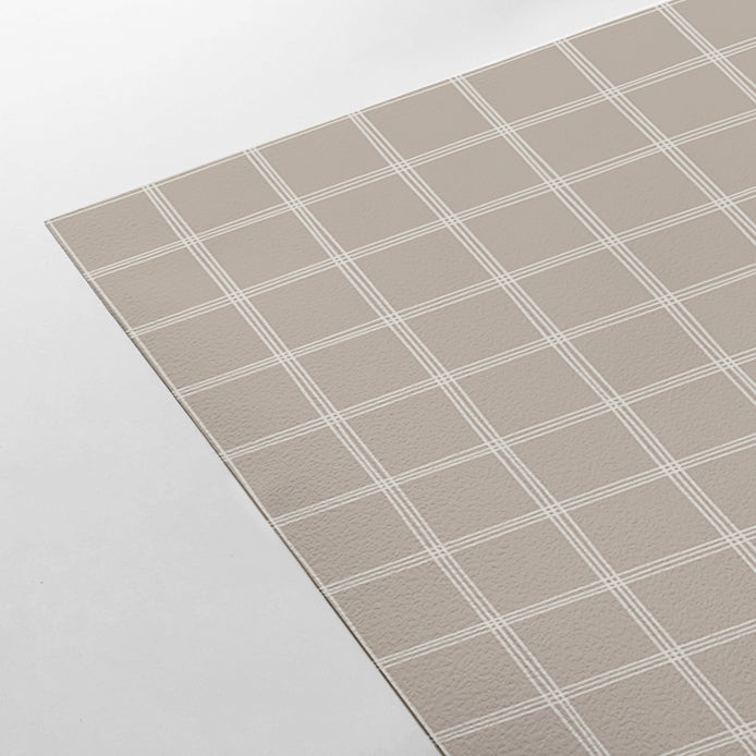 【Norna-021/らて】 貼ってはがせるシール壁紙 チェック柄 puu.tuuliコラボ