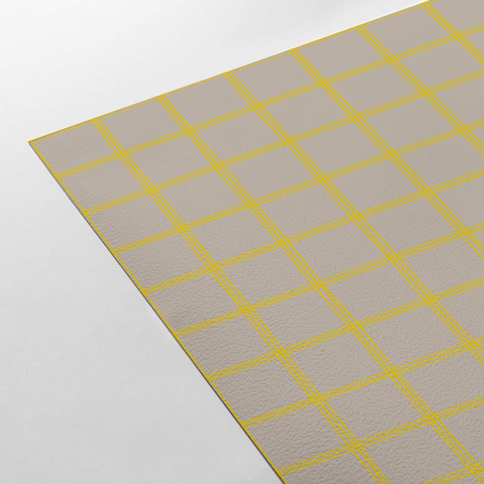 【Norna-022/はちみつ】 貼ってはがせるシール壁紙 チェック柄 puu.tuuliコラボ