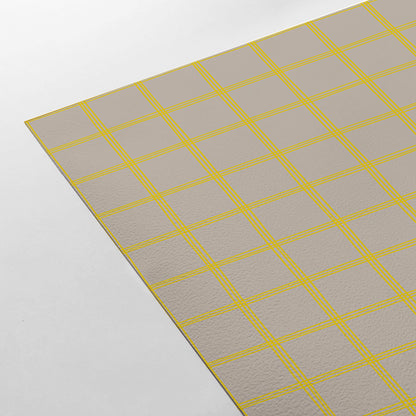 【Norna-022/はちみつ】 貼ってはがせるシール壁紙 チェック柄 puu.tuuliコラボ