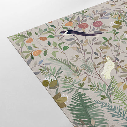 【Norna-039/北欧の森 Beige】 貼ってはがせるシール壁紙 北欧柄