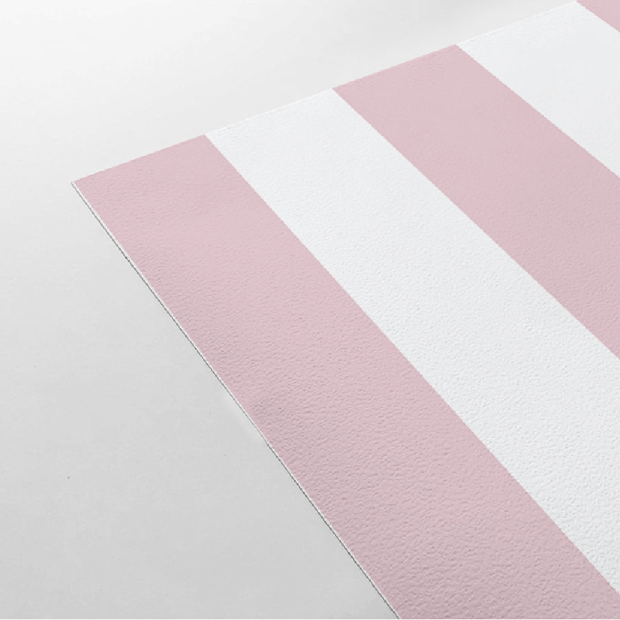 【Stripe-L-02 / ストライプ柄ピンク】 貼ってはがせるシール壁紙