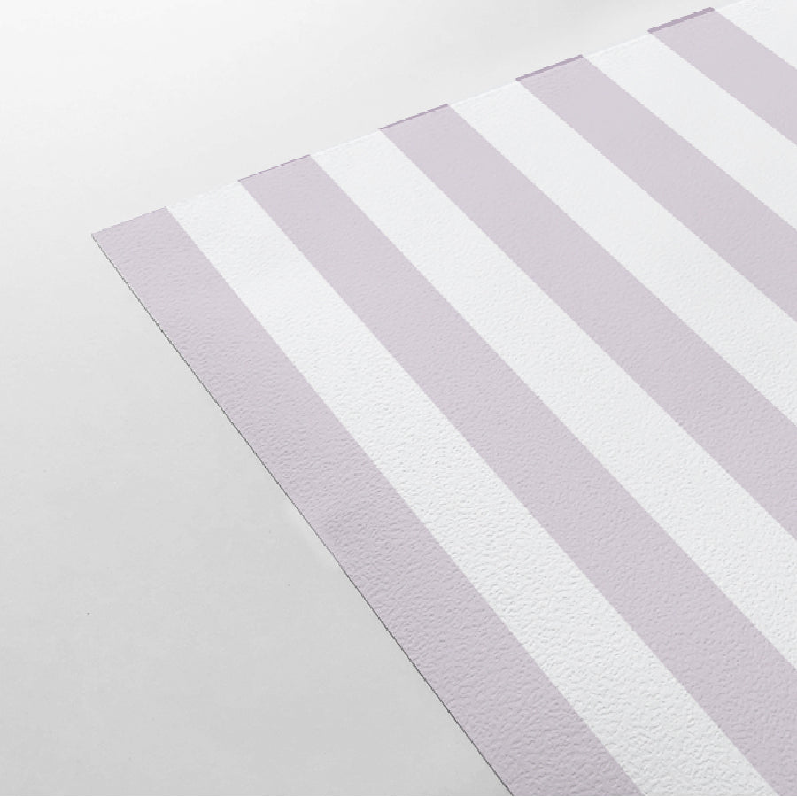 【Stripe-M-03 / ストライプ柄パープル】 貼ってはがせるシール壁紙