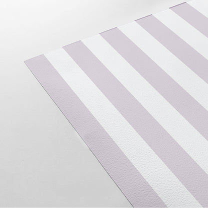 【Stripe-M-03 / ストライプ柄パープル】 貼ってはがせるシール壁紙