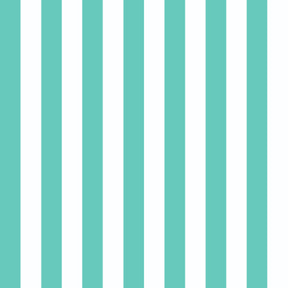 【Stripe-M-07 / ストライプ柄ブルーグリーン】 貼ってはがせるシール壁紙