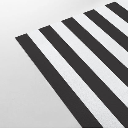 【Stripe-M-11 / ストライプ柄ブラック】 貼ってはがせるシール壁紙