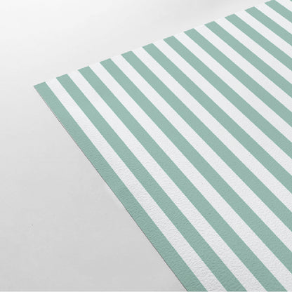 【Stripe-S-07 / ストライプ柄ブルーグリーン】 貼ってはがせるシール壁紙
