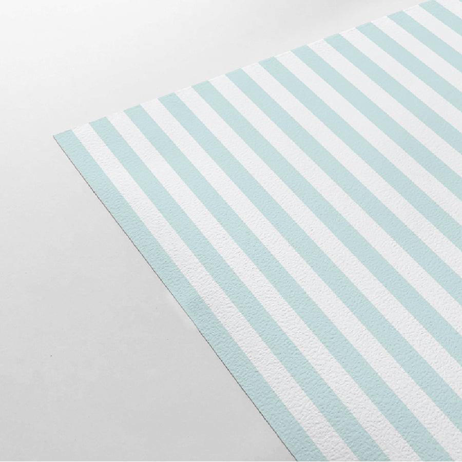 【Stripe-S-08 / ストライプ柄ライトブルー】 貼ってはがせるシール壁紙